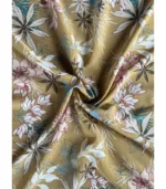 Close-up of Mazza Fabric, silky soft and smooth to the touch, perfect for women’s dresses and tops.