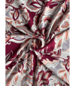 Close-up of Mazza Fabric, silky soft and smooth to the touch, perfect for women’s dresses and tops.