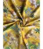 Close-up of Mazza Fabric, silky soft and smooth to the touch, perfect for women’s dresses and tops.