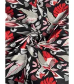 Close-up of Mazza Fabric, silky soft and smooth to the touch, perfect for women’s dresses and tops.