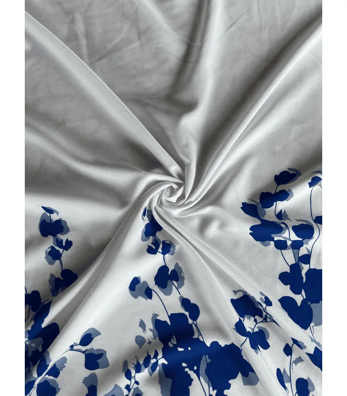 Close-up of Mazza Fabric, silky soft and smooth to the touch, perfect for women’s dresses and tops.