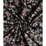 Close-up of Viscose 40S Fabric for Women’s Dresses Tops and Men’s Shirts showcasing its smooth texture and soft feel.