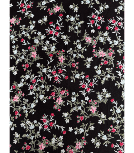 Close-up of Viscose 40S Fabric for Women’s Dresses Tops and Men’s Shirts showcasing its smooth texture and soft feel.