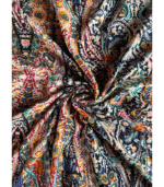 Close-up of Viscose 40S Fabric for Women’s Dresses Tops and Men’s Shirts showcasing its smooth texture and soft feel.