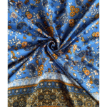 Close-up of Viscose 40S Fabric for Women’s Dresses Tops and Men’s Shirts showcasing its smooth texture and soft feel.