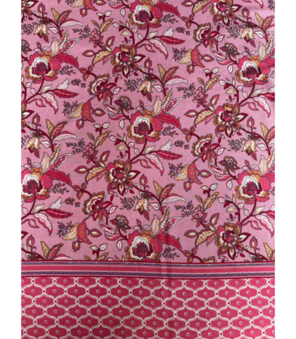 Close-up of Viscose 40S Fabric for Women’s Dresses Tops and Men’s Shirts showcasing its smooth texture and soft feel.