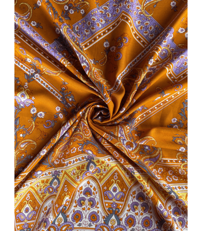 Close-up of Viscose 40S Fabric for Women’s Dresses Tops and Men’s Shirts showcasing its smooth texture and soft feel.