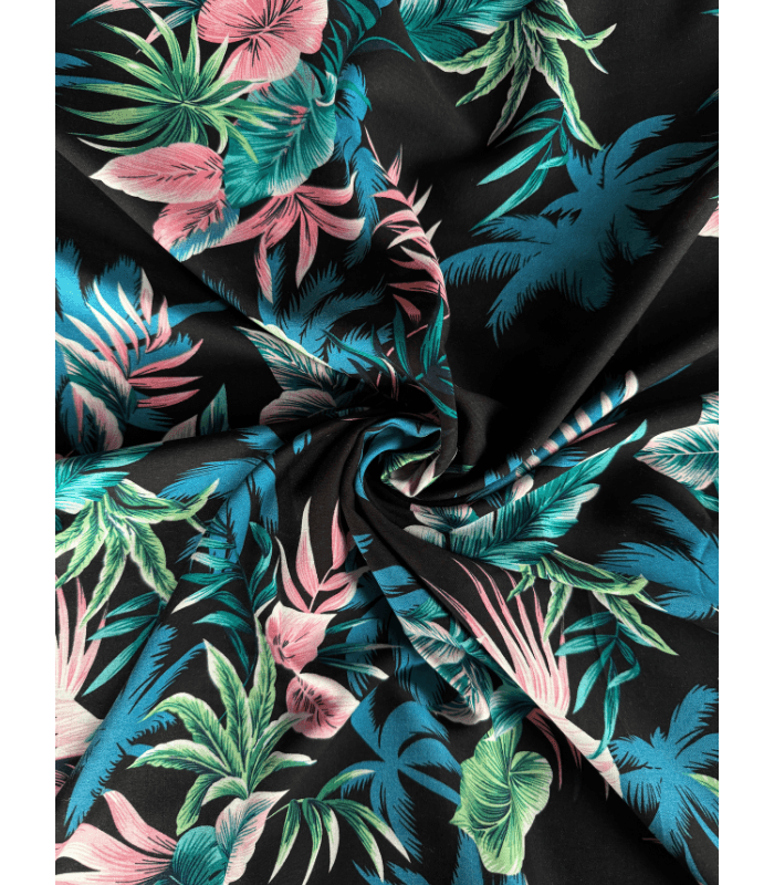 Close-up of Viscose 40S Fabric for Women’s Dresses Tops and Men’s Shirts showcasing its smooth texture and soft feel.