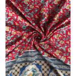 Close-up of Viscose 40S Fabric for Women’s Dresses Tops and Men’s Shirts showcasing its smooth texture and soft feel.