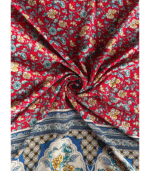 Close-up of Viscose 40S Fabric for Women’s Dresses Tops and Men’s Shirts showcasing its smooth texture and soft feel.