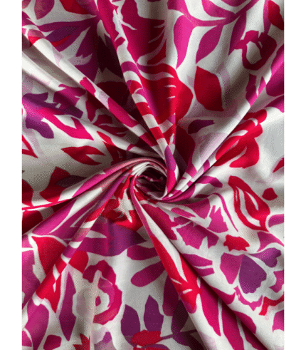 Close-up of Viscose 40S Fabric for Women’s Dresses Tops and Men’s Shirts showcasing its smooth texture and soft feel.