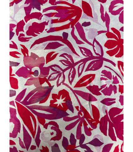 Close-up of Viscose 40S Fabric for Women’s Dresses Tops and Men’s Shirts showcasing its smooth texture and soft feel.