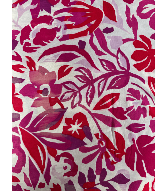 Close-up of Viscose 40S Fabric for Women’s Dresses Tops and Men’s Shirts showcasing its smooth texture and soft feel.