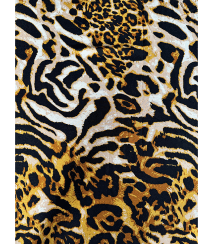 Close-up of Viscose 40S Fabric for Women’s Dresses Tops and Men’s Shirts showcasing its smooth texture and soft feel.