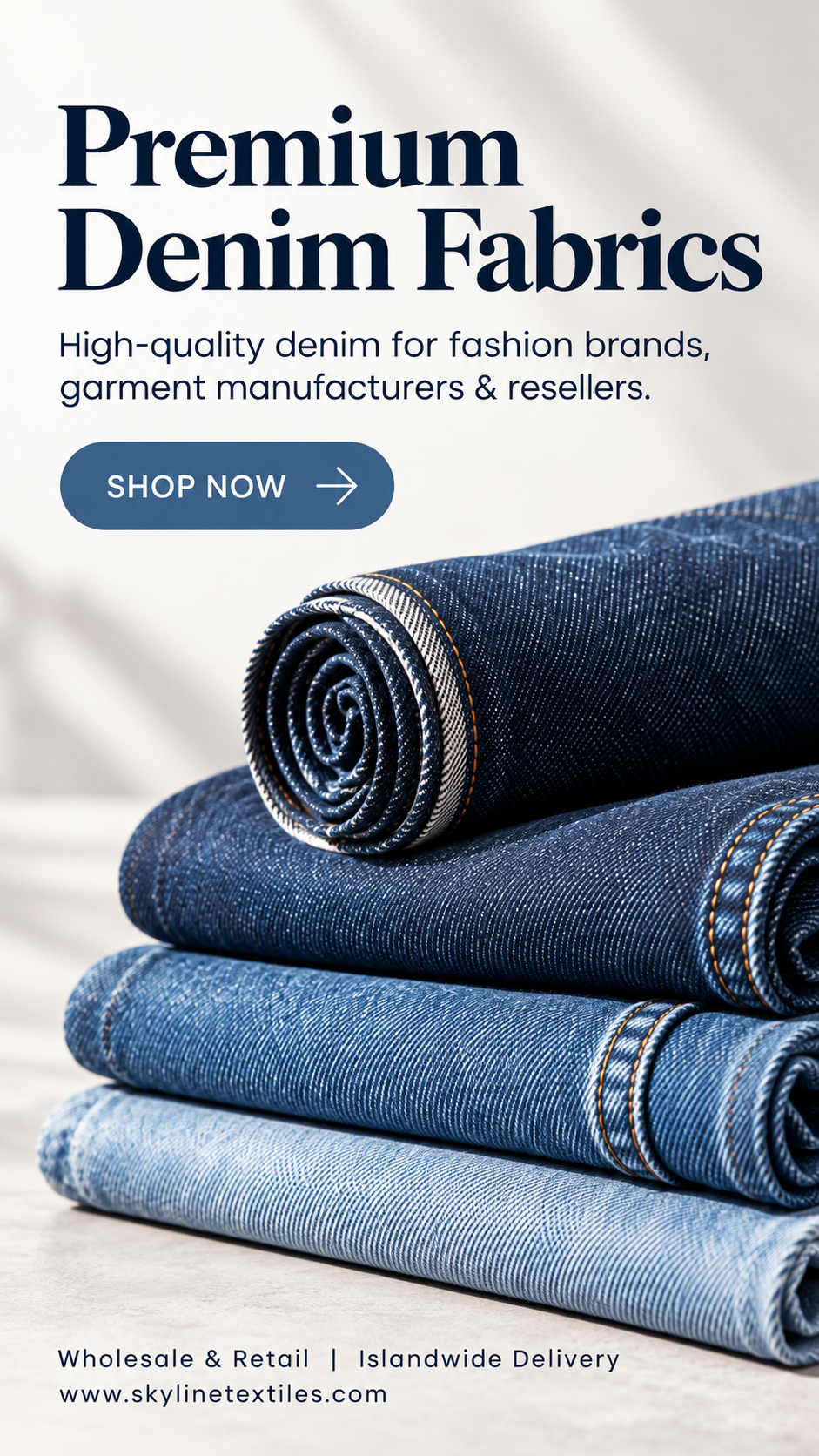 Denim advertisement.